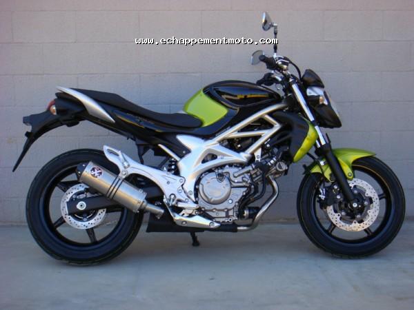 echappement moto SUZUKI Gladius 650 ixil OVALE XTREM INOX